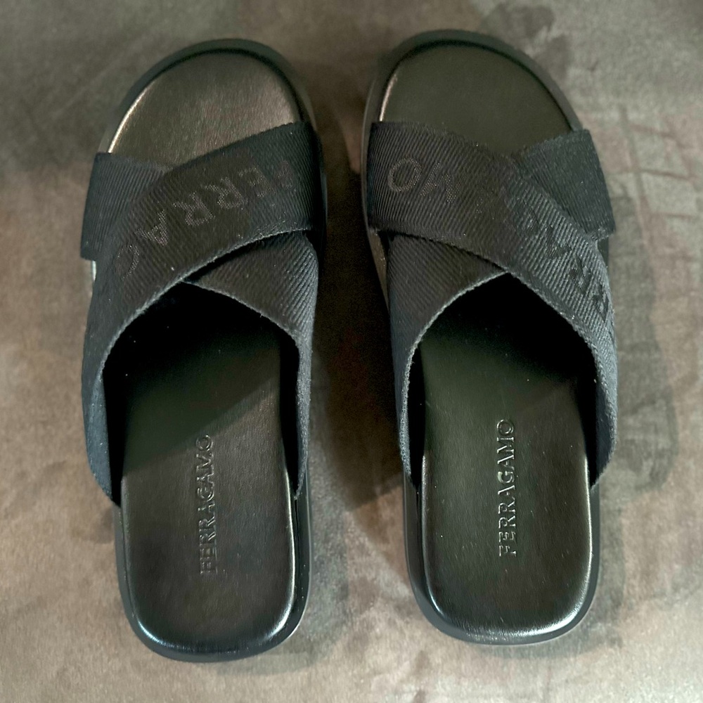 Salvatore  Ferragamo Sandal with crossover Straps